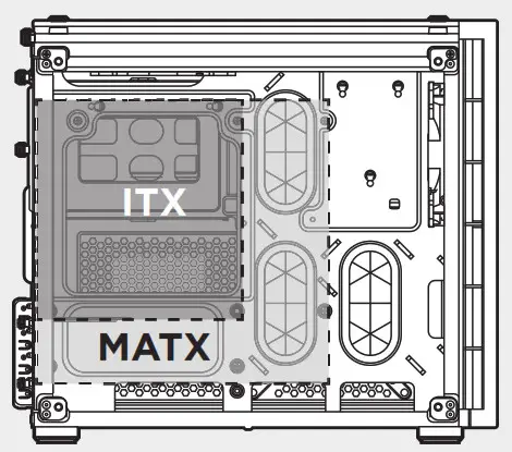CORSAIR Crystal Series 280X - Installing the Motherboard
