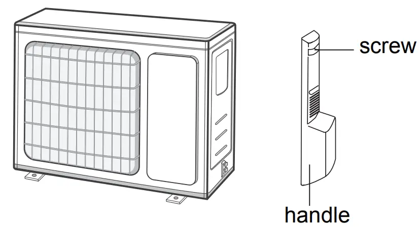 Connect indoor and outdoor pipes