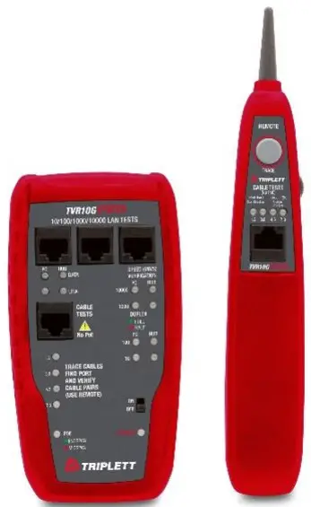 TRIPLETT TVR10G Pro LAN Network Tester