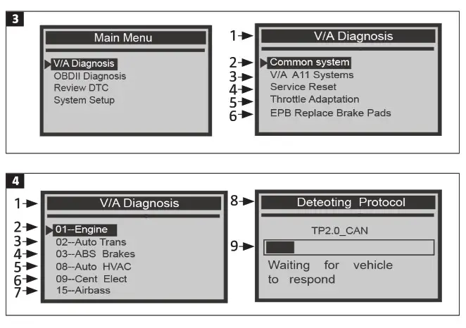 MEEC TOOLS 014144 Fault Code Reader - Product Overview 3