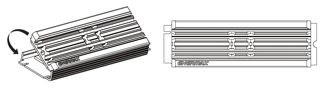 ENERMAX ESC001 M.2 Heatsink Red User FIG 5