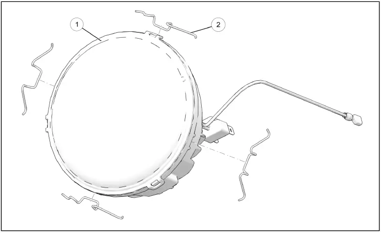 Indian MOTORCYCLE 2413862 LED Headlight Kit 01