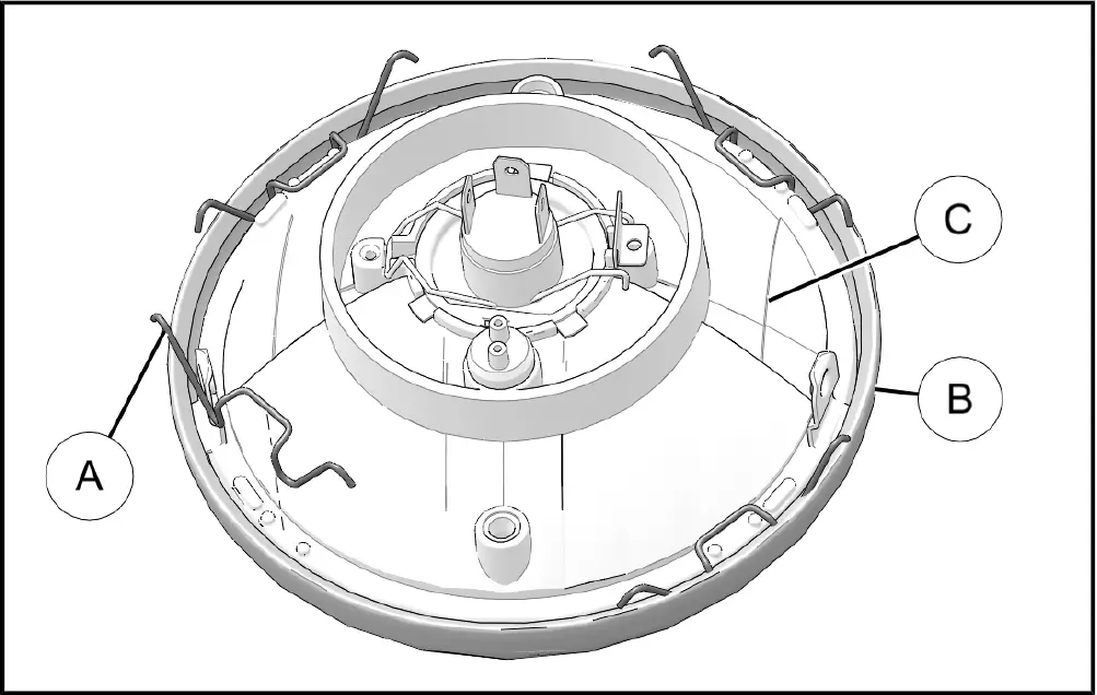 Indian MOTORCYCLE 2413862 LED Headlight Kit 05