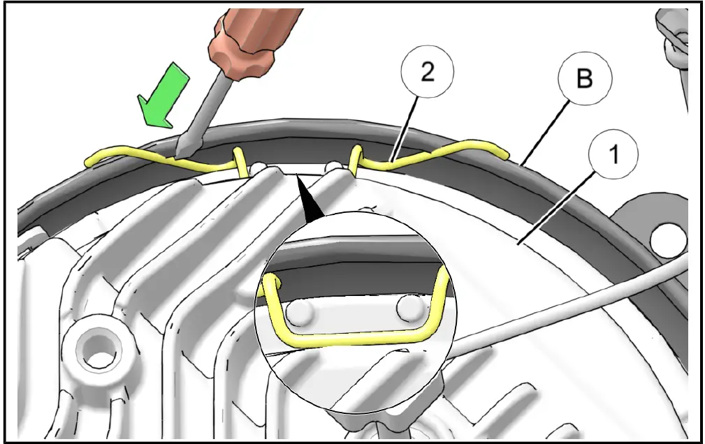 Indian MOTORCYCLE 2413862 LED Headlight Kit 05