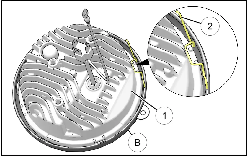 Indian MOTORCYCLE 2413862 LED Headlight Kit 08