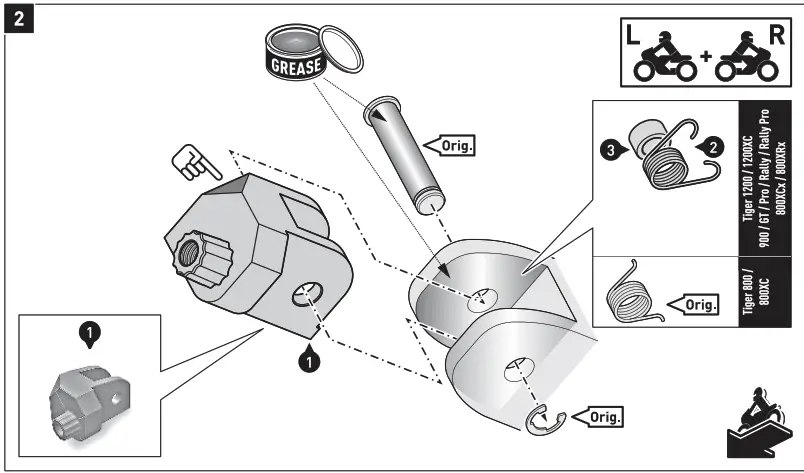 SW-MOTECH FRS.11.112.10103 EVO Footrest Kit - Fig 2