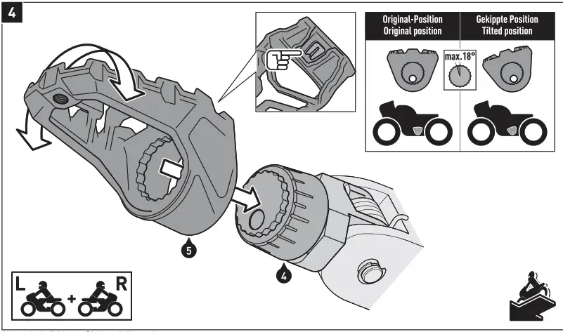 SW-MOTECH FRS.11.112.10103 EVO Footrest Kit - Fig 4