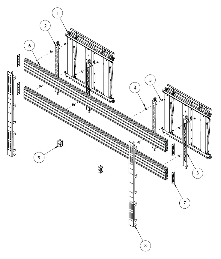 B-TECH BT9921 Soft Open Full Service Wall Mount FIG 1