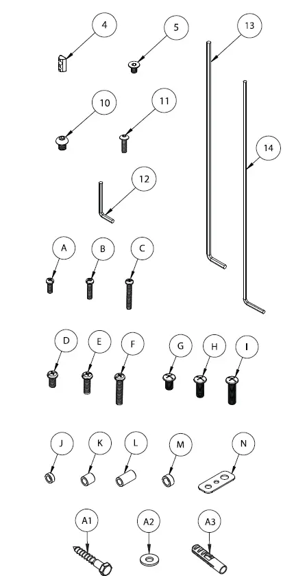 B-TECH BT9921 Soft Open Full Service Wall Mount FIG 2