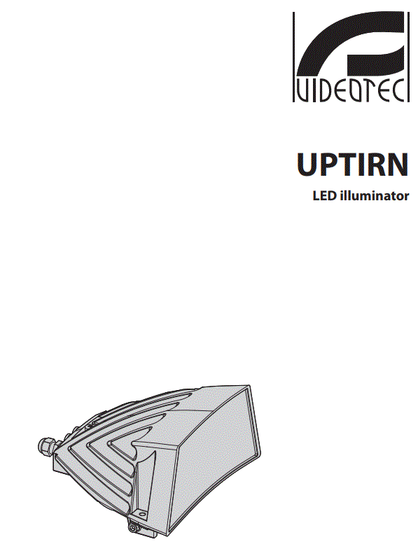 VIDEOTEC UPTIRN LED Illuminator Instruction Manual