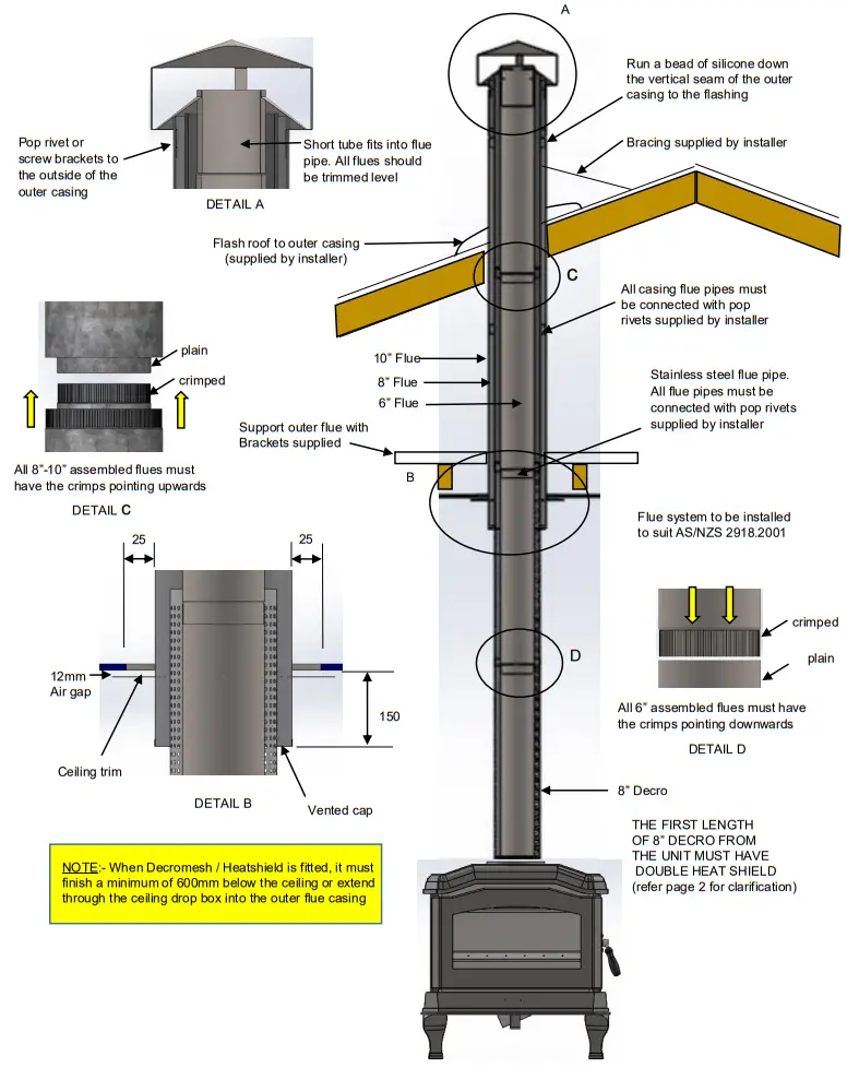 KEMLAN C24 Mkii Fireplace - NSTALLATION INSTRUCTION