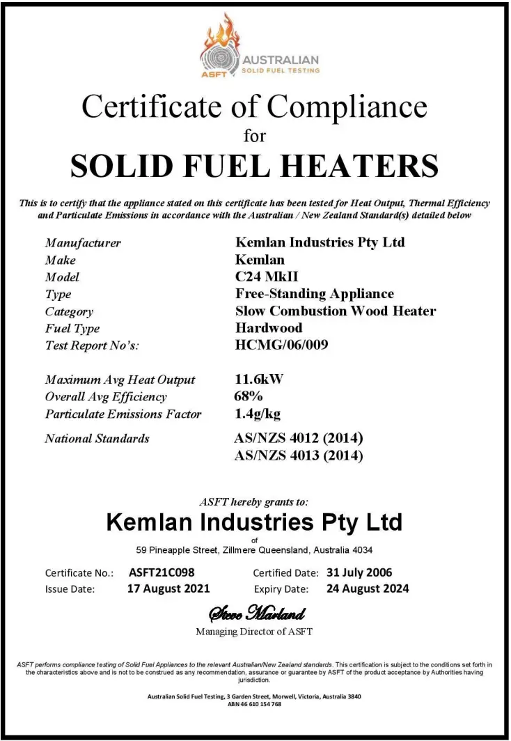 KEMLAN C24 Mkii Fireplace - sambol3