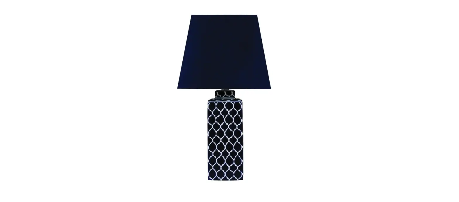 Lucci Decor 261112 Batik 1 Light Square Table Lamp Instruction Manual