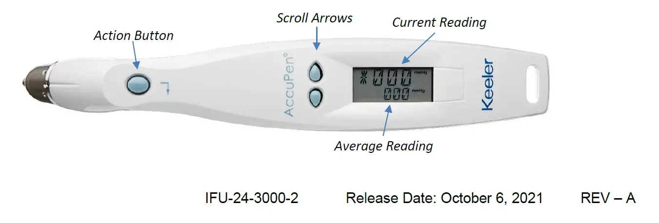 TO0AC243000 Keeler AccuPen Tonometer fig (3)
