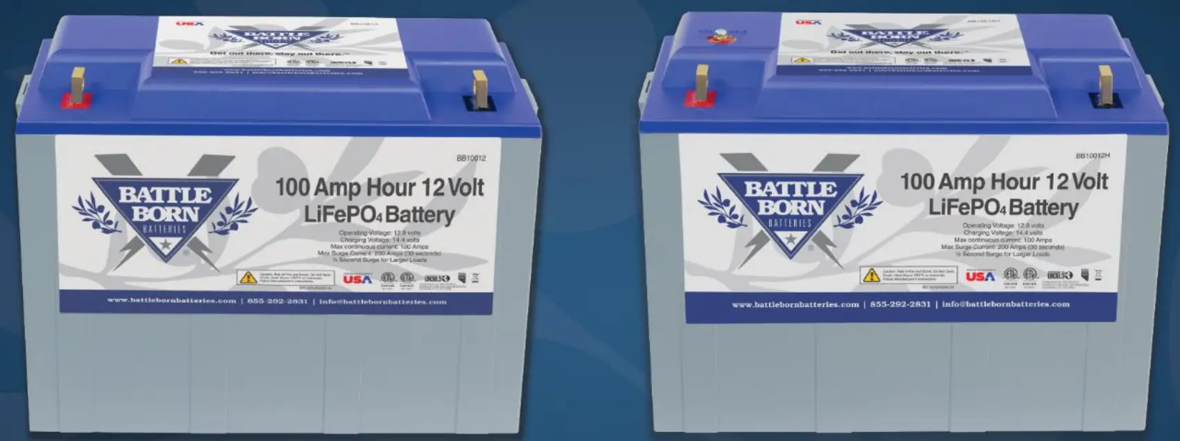 BATTLE BORN BB10012 100Ah 12V LiFePO4 Deep Cycle Battery