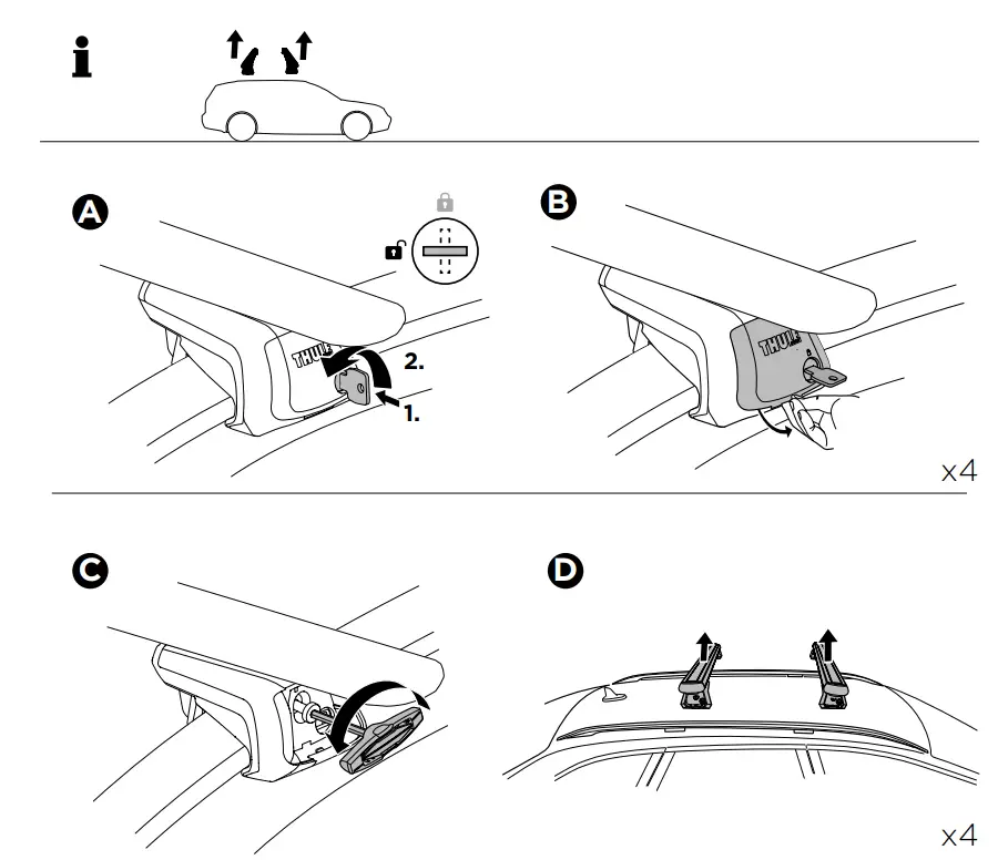 THULE 730402 Roof Mounted Load Carrier - fig14