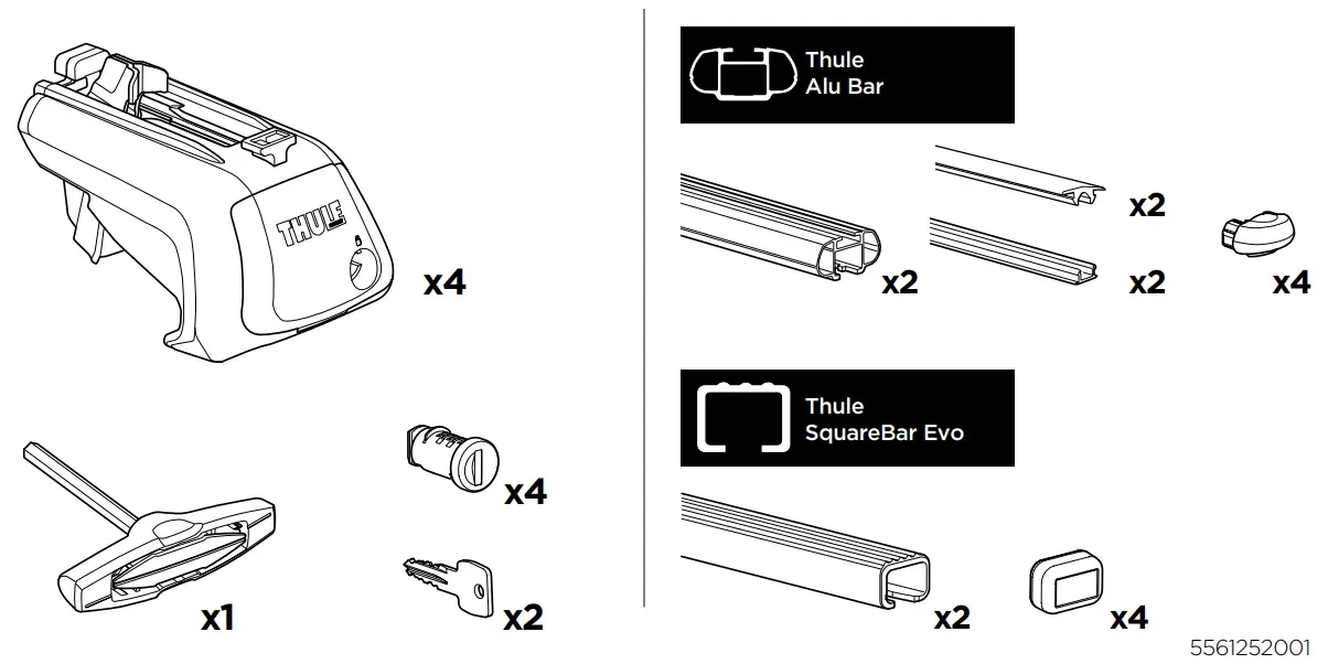 THULE 730402 Roof Mounted Load Carrier - fig2
