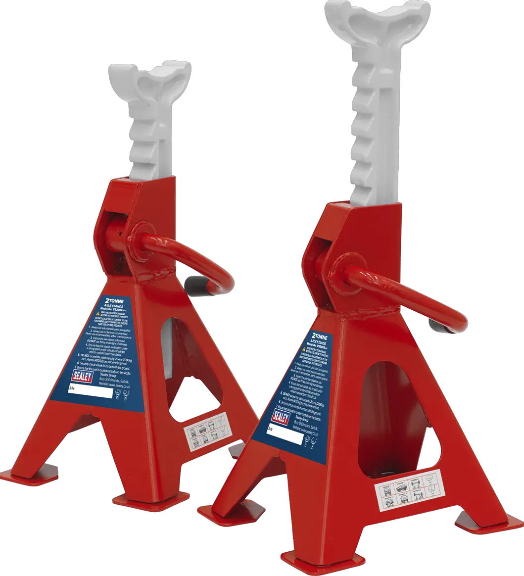 SEALEY VS2002.V3 Ratchet Type Axle Stands-FIG1