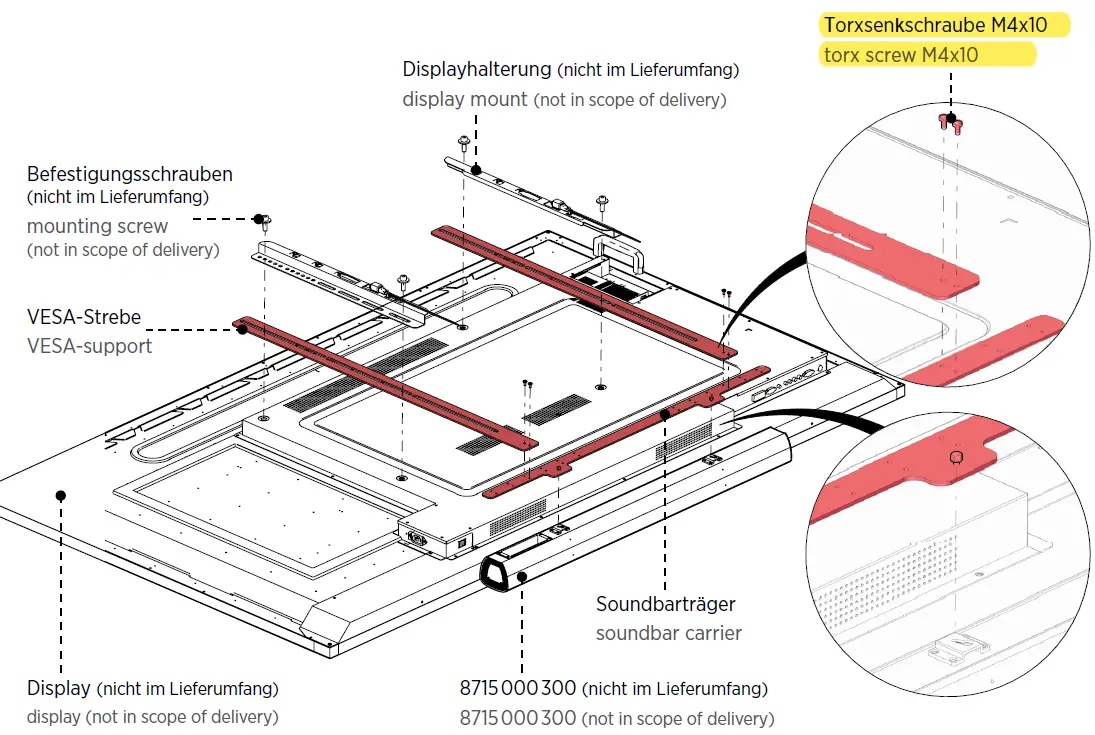 Kindermann 8715 000 304 Soundbar Carrier 2
