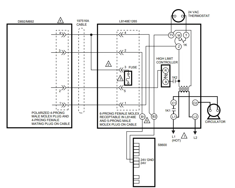 Honeywell L8148A Aquastat Relays-8