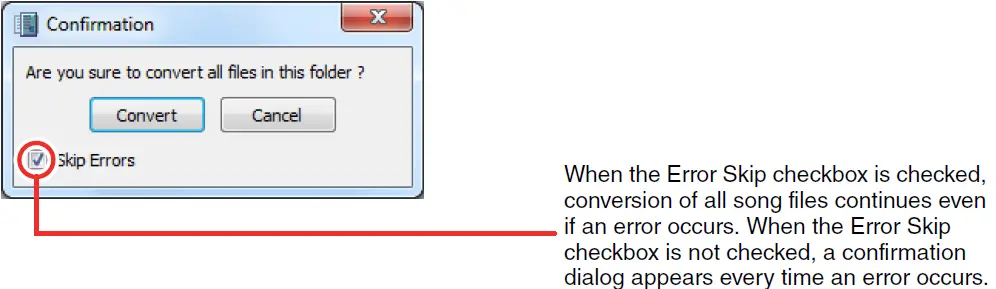 YAMAHA MEGAEnhancer Converts XG-GM Song Data 14