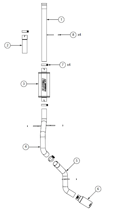 FLOW-FX-717885-2.6L-Sierra-2011-2018-Exhaust-Pipe-System-fig-13