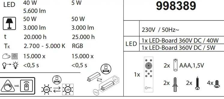 LeuchtenDirekt 14637-55 LED RGB Dimmable Ceiling Light-fig2