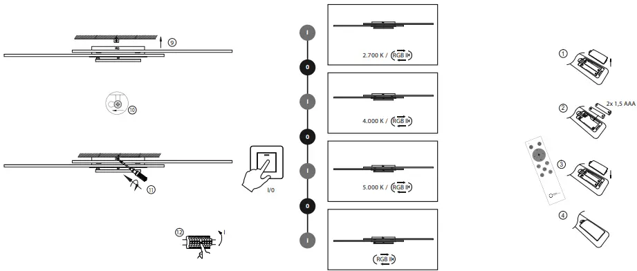 LeuchtenDirekt 14637-55 LED RGB Dimmable Ceiling Light-fig4