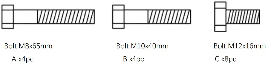 Kmart 43057290 Multi Weight Stand - Hardware List 1