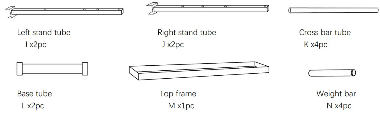 Kmart 43057290 Multi Weight Stand - Part List