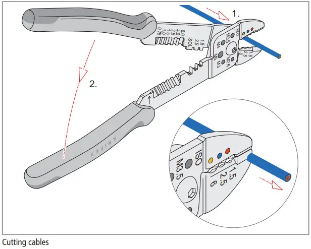 KNIPEX 97 22 240 Crimping Pliers - Figure 2