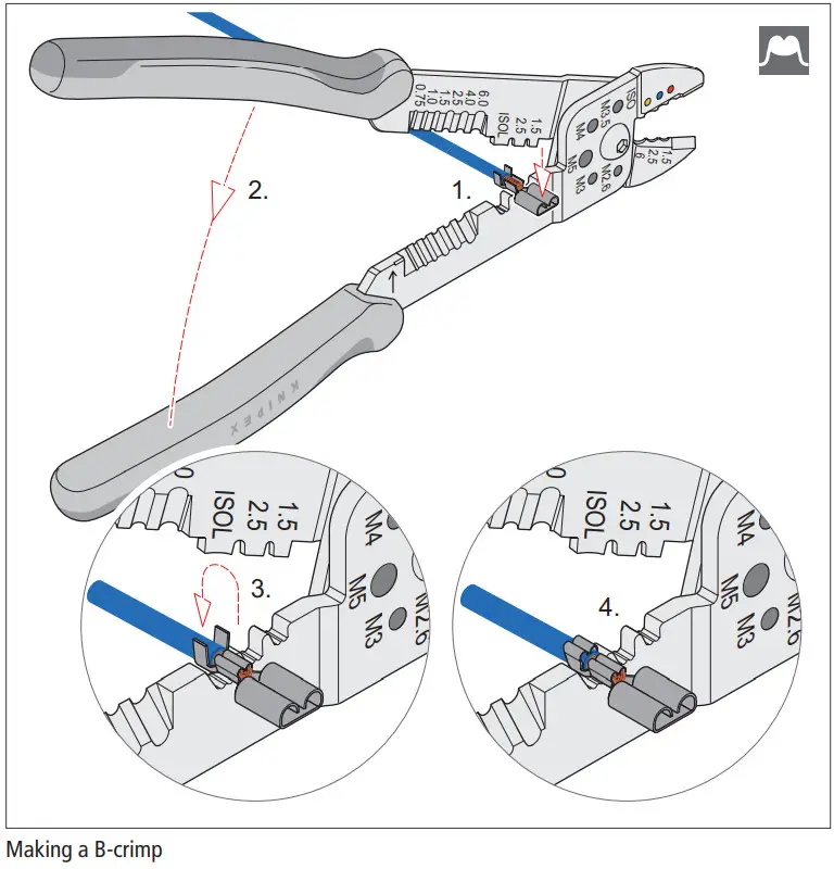 KNIPEX 97 22 240 Crimping Pliers - Figure 6
