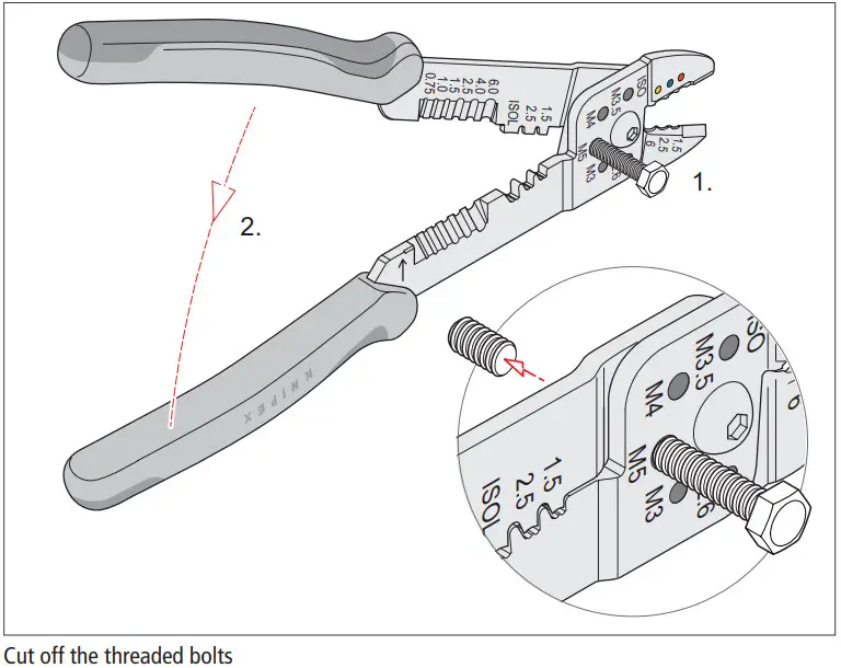 KNIPEX 97 22 240 Crimping Pliers - Figure 7