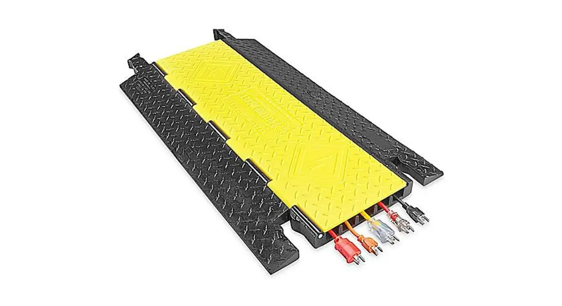 Uline H-5501 Heavy Duty 5 Channel Cable Protector Instructions