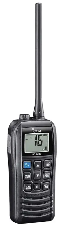 Icom M37 VHF Handheld Marine Radio