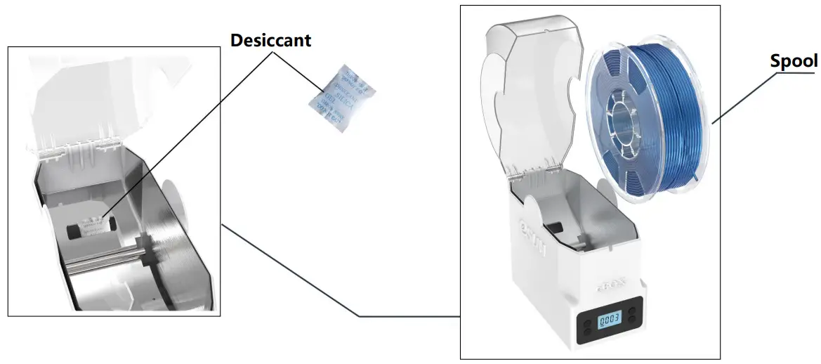 eSUN eBox Lite Filament Storage Box - fig 2