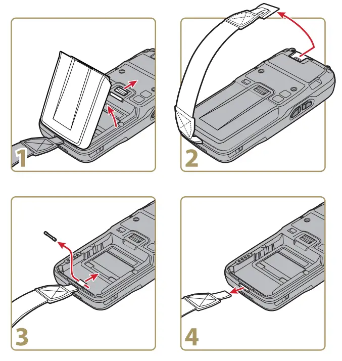 Intermec CN51 Handstrap Replacement 1