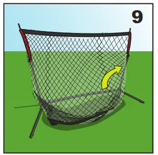 RUKKET SPORTS SPDR100 SPDR Portable Driving Range Net - fig10