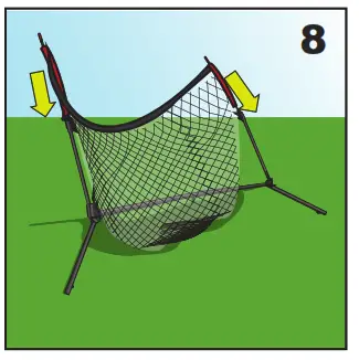 RUKKET SPORTS SPDR100 SPDR Portable Driving Range Net - fig9