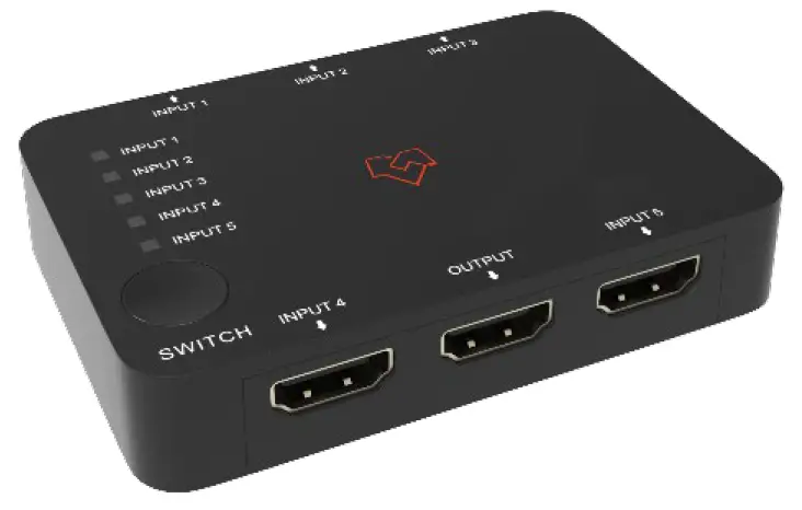 VigilLink VLSW-51H20 5x1 HDMI 2.0 Switch 18Gbps
