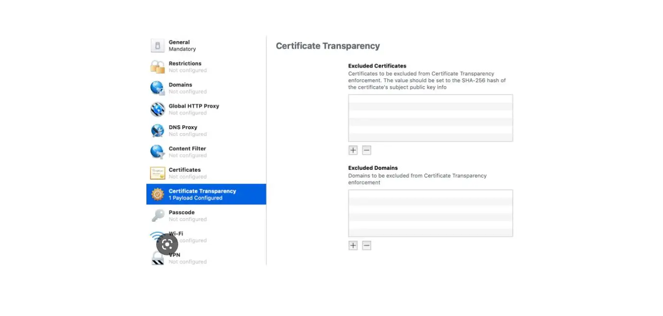 Apple's Certificate Transparency Log Program Apple's Certificate Transparency Log Program