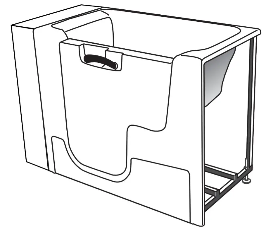 MediTub Walk-In Tubs Gelcoat 2953WCA