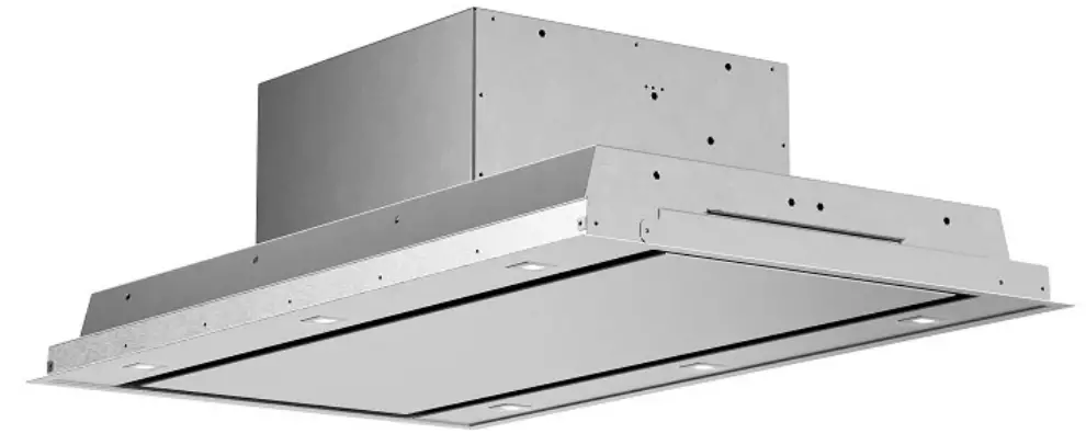 FORTE VERTICE36 Vertice Series 36 Inch Stainless Steel Convertible Contemporary Ceiling Mount Hood-fig1