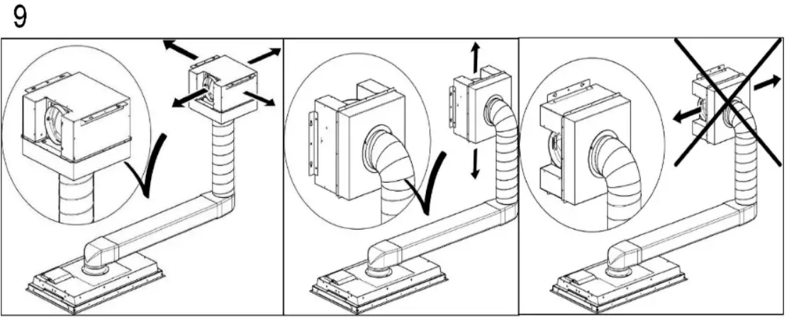 FORTE VERTICE36 Vertice Series 36 Inch Stainless Steel Convertible Contemporary Ceiling Mount Hood-fig12