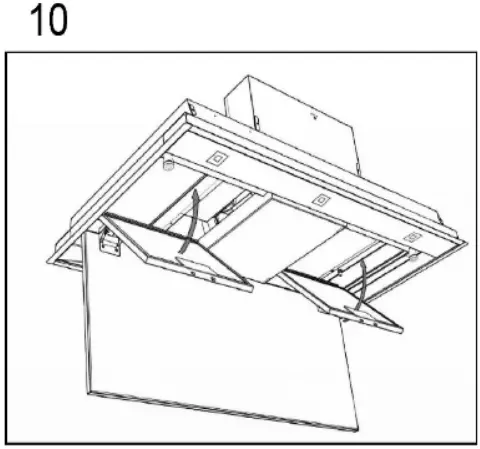 FORTE VERTICE36 Vertice Series 36 Inch Stainless Steel Convertible Contemporary Ceiling Mount Hood-fig13