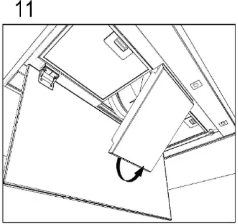 FORTE VERTICE36 Vertice Series 36 Inch Stainless Steel Convertible Contemporary Ceiling Mount Hood-fig14