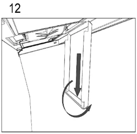 FORTE VERTICE36 Vertice Series 36 Inch Stainless Steel Convertible Contemporary Ceiling Mount Hood-fig15