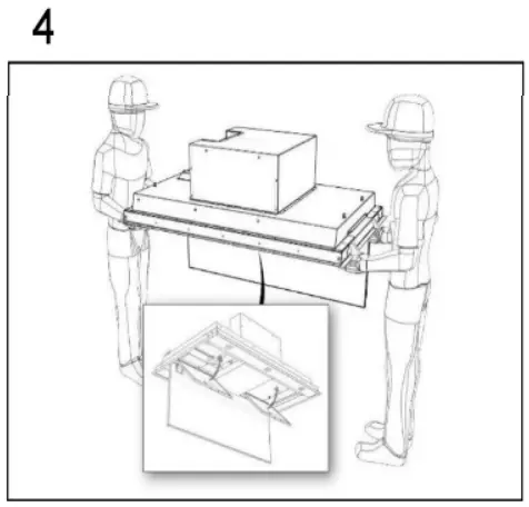 FORTE VERTICE36 Vertice Series 36 Inch Stainless Steel Convertible Contemporary Ceiling Mount Hood-fig7