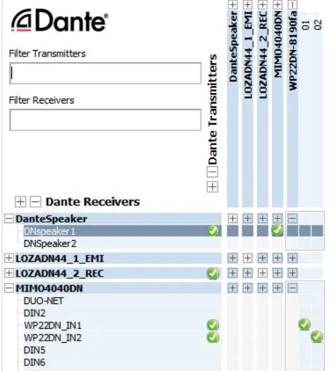 ecler WP22DN Dante Digital Audio Wall Panel Interface - INSTALLATION 4