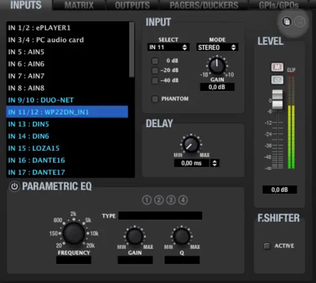 ecler WP22DN Dante Digital Audio Wall Panel Interface - INSTALLATION 6